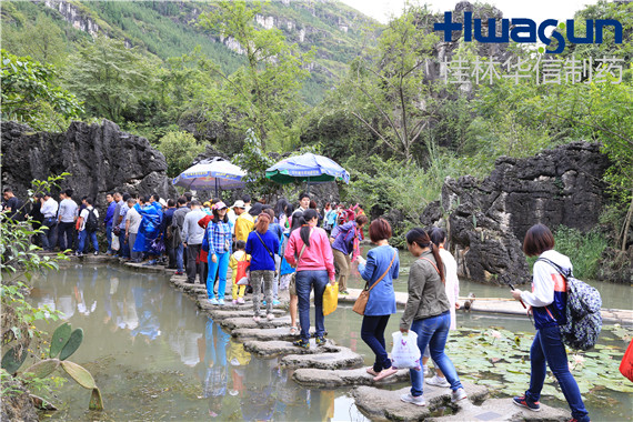桂林華信制藥有限公司十周年慶典之黃果樹(shù)之旅